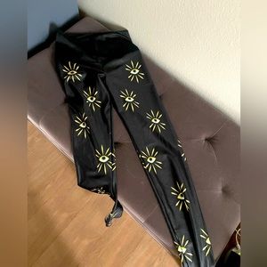 🧿Goldsheep evil eye leggings XS👁️